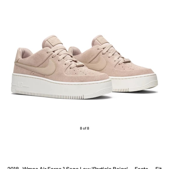 2018 Nike Air Force1 sage low. W sz 6 - Picture 4 of 11